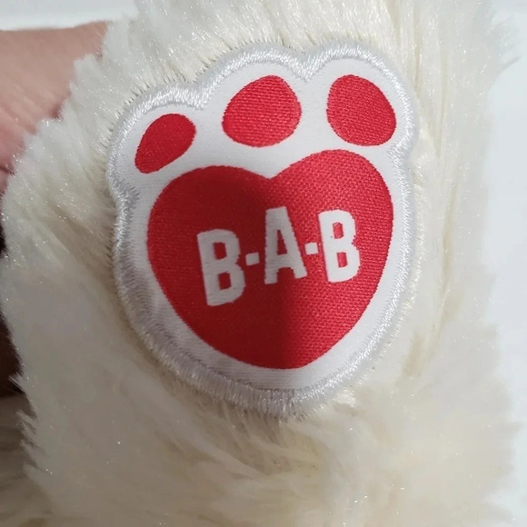 Build A Bear Stuffed Animal Cream Colored Teddy Lil Pudding 15". - Picture 6 of 6